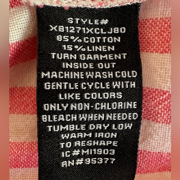 Sanctuary Pink and White Striped Button-Up - Picture 6 of 10